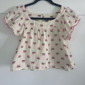 Old Navy floral cotton top